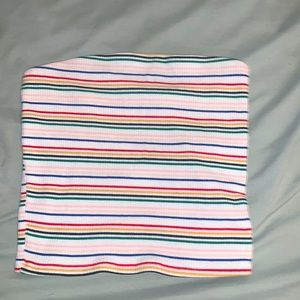 American Eagle Rainbow tube top small